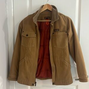 XS Patagonia Iron Forge Hemp Canvas Ranch Jacket Coriander Brown Like New